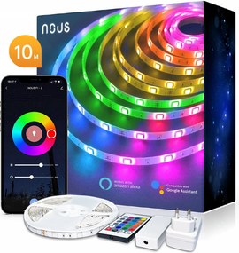 Led Szalag Nous F2 Wifi SMD5050 10M Rgb Színes+távirányító Tuya