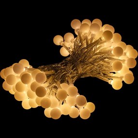 VOLTRONIC® Világítás 5 m 50 LED meleg fehér + vezérlő