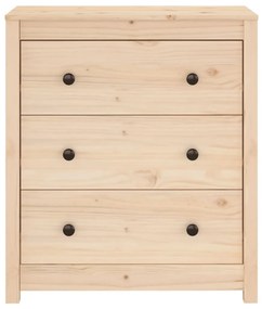 tömör fenyőfa tálalószekrény 70 x 35 x 80 cm