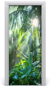 Ajtóposzter öntapadós ajtó Jungle 95x205 cm