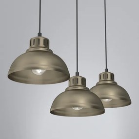 Csillár zsinóron SVEN 3xE27/15W/230V réz