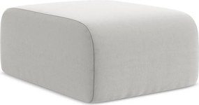 Világosszürke bársony lábtartó Lani – Makamii