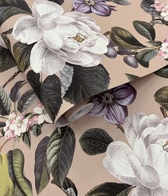 Holden Decor Tales of the Manor Pendula lila-púder gyümölcsös vlies tapéta – 91910