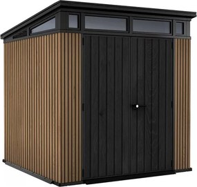 Signature PENT 7x7 műanyag kerti ház velencei barna