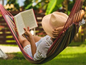 Színes függőágy HAMAK 2 személy részére 190x150 cm