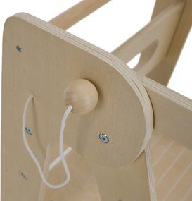 Montessori összecsukható tanulótorony, természetes, URIAN