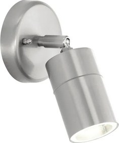 EGLO 93268 STOCKHOLM Modern Kültéri Fali Lámpa Nikkel, Átlátszó GU10 IP44