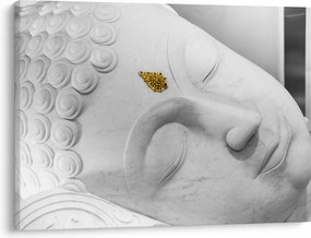 Kép - Fehér Buddha (70x50 cm)