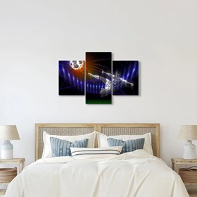 A kép egy futballista egy ugrás (90x60 cm)