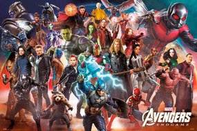 Plakát Avengers: Endgame - Line Up, (91.5 x 61 cm)