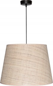 Lámpa Függő Csillár E27 Lámpabúra Kúp 40 Rafia Ratan Boho Carini
