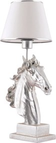 Horse - White, Silver
