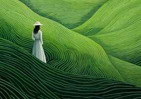 Poszter 100x70cm Átjáró a végtelen mezőkön