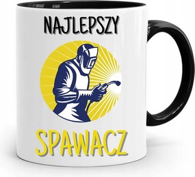 Fekete Bögre Hegesztőnek A Legjobb Hegesztő Nyomtatott Fotóval