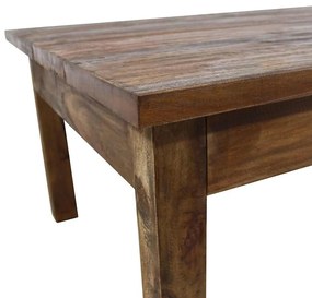 Tömör mahagóni fa dohányzóasztal 98 x 73 x 45 cm