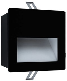 EGLO 99574 ARACENA Kültéri Falba Építhető Lámpa Fehér, Fekete LED IP44