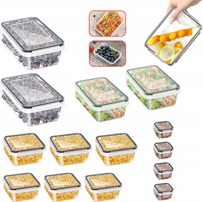 15db-os Uzsonnás Doboz Élelmiszer Doboz Légmentesen Záródó Készlet