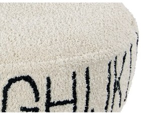 Krémszínű gyerek babzsákfotel ABC – Lorena Canals