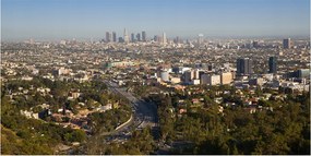 Fotó vászonkép edzett üveg Los Angeles 140x70