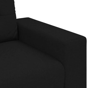 vidaXL fekete szövet kanapéfotel 60 cm