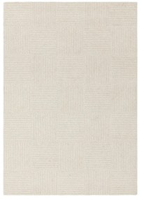 Elefántcsont színű kézi szövésű gyapjú szőnyeg 200x290 cm Zennith Grid – Asiatic Carpets