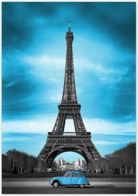 Poszterek 70x100 Kék Párizs