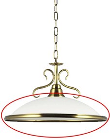 Prezent 75351 - Csereüveg a VIOLA E27 csillárhoz