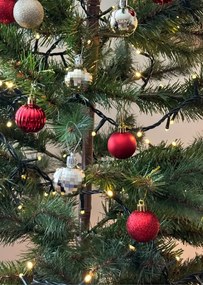 Karácsonyi díszek készlete GOLDBALL arany, 48 db