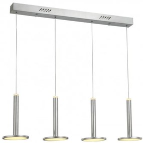 ITALUX MD17033012-4B-S-N OLIVER Modern Led Függesztett Lámpa Nikkel LED IP20