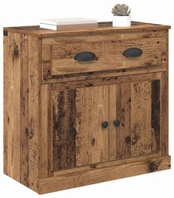 Magasfiú fiókkal Öreg fa 70 x 35,5 x 67,5 cm Faanyag