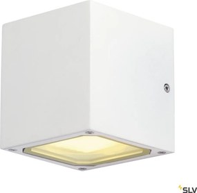 SLV 232531 SITRA CUBE Modern Kültéri Fali Lámpa Fehér GX53 IP44