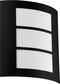 EGLO 99567 CITY Modern Kültéri Fali Lámpa Fehér, Fekete E27 IP44