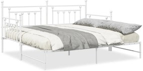 Daybed keret trundle-lal Fehér 100x190 cm Acél