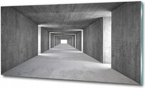 Fotó kép edzett üveg Beton alagút 125x50