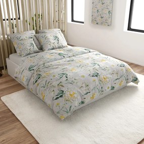 Mikroszálas ágyneműhuzat ELYSIA, világosszürke Ágyneműhuzat mérete: 2 db 70 x 80 cm | 160 x 200 cm