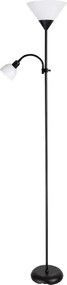Brilagi - Állólámpa ARIANA 1xE27/100W/230V + 1xE14/25W fekete