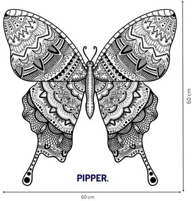 PIPPER. Falmatrica "Mandala pillangó"