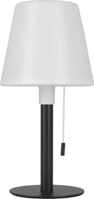 LED fényerőszabályozható napelemes lámpa LED/2W/5V USB 1200 mAh IP44 fehér/fekete