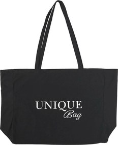Shopper Unique Bag fekete, kényelmes fülekkel