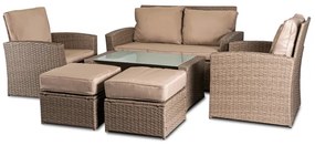 Florida bézs rattan bútor