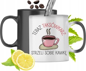 Mágikus Bögre Taxisofőrnek Színváltós, fényképes nyomattal