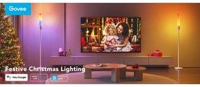 Govee - LED Dimmelhető állólámpa CYLINDER SMART RGBICWW 2200-6500K
