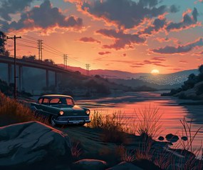 Poszter 60x50cm Nyugat a klasszikusoknál