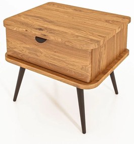 Natúr színű tölgyfa éjjeliszekrény Kula – The Beds