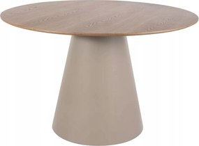 Kerek konyhai asztal modern étkező konyha nappali tölgy 120 cm Angel