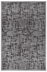 Sötétszürke kültéri szőnyeg 63x120 cm Clyde Telu – Hanse Home