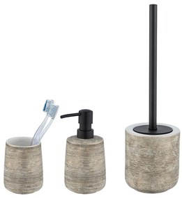 Barna kerámia fürdőszobai kiegészítő szett Fedio – Wenko