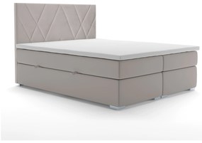 Franciaágy Boxspring 160 cm Lanarra (bézs) (tárolóhellyel). Akció -16%. 1020300