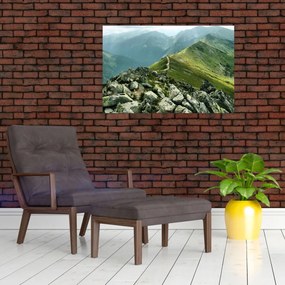 Kép - Hegyi táj (90x60 cm)