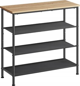 Cipősszekrény sonoma tölgy cipőtartó 30x75x71